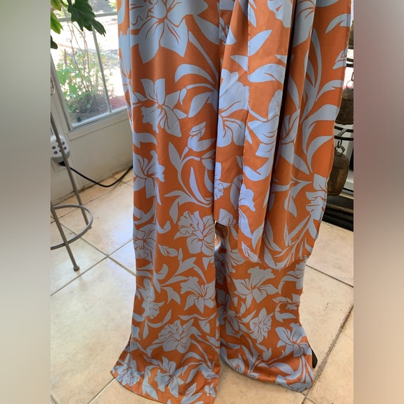 NINA PARKER Plus Size Sleeveless Peplum Top and Pant Set - Picture 5 of 7